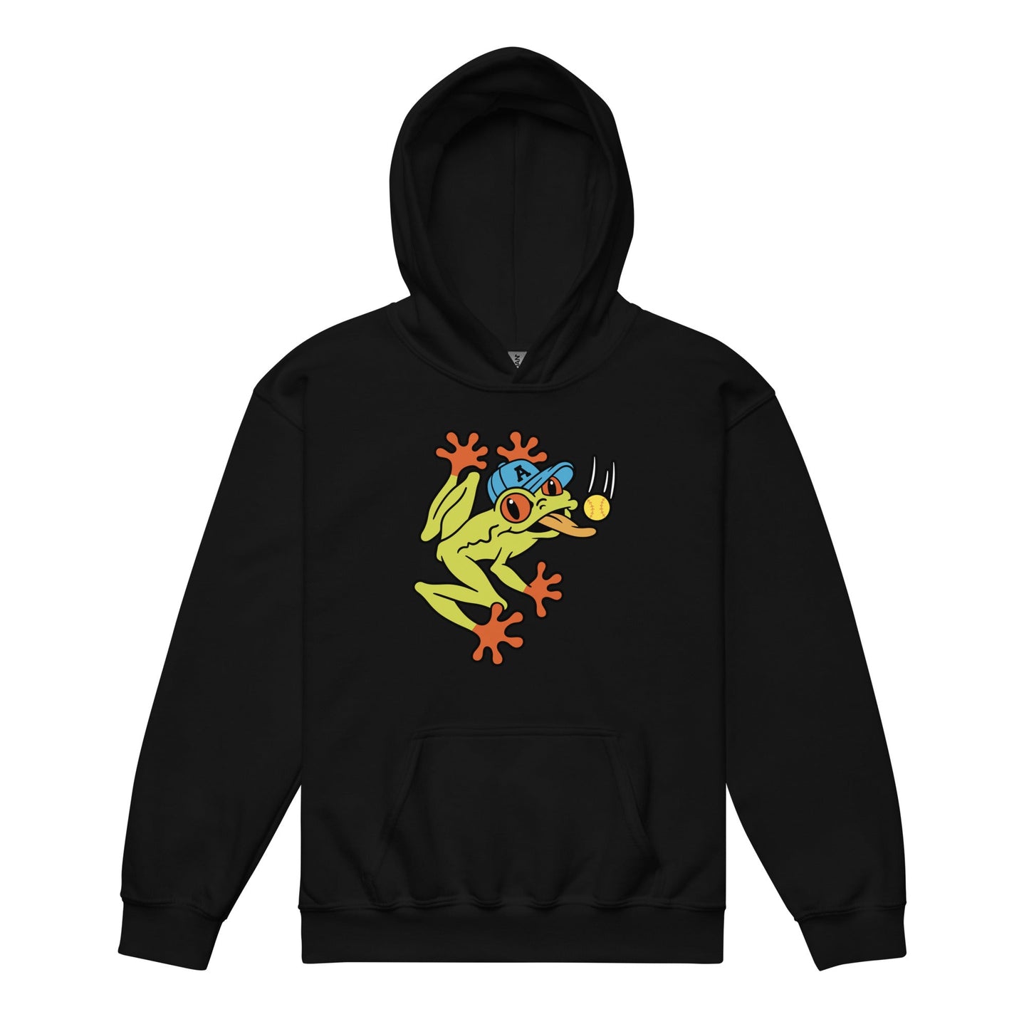 Classic | Youth Hoodie | Aquasox Softball | Mascot Logo
