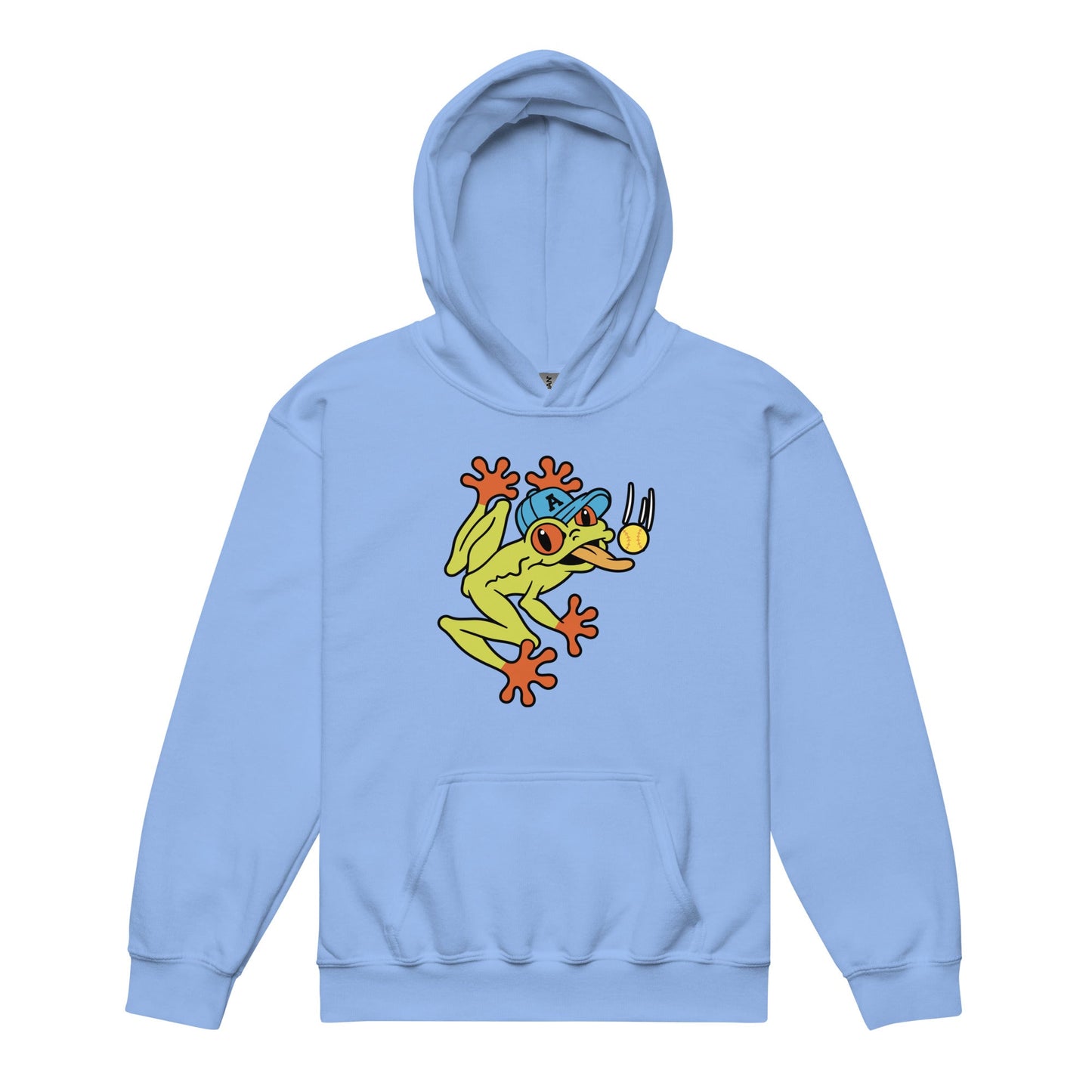 Classic | Youth Hoodie | Aquasox Softball | Mascot Logo