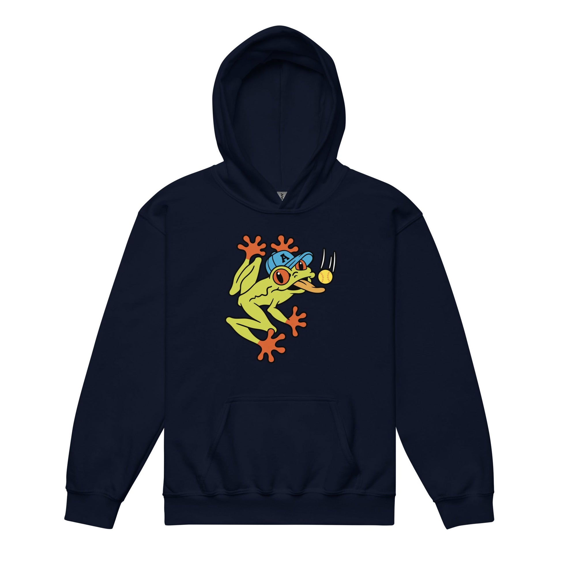 Classic | Youth Hoodie | Aquasox Softball | Mascot Logo