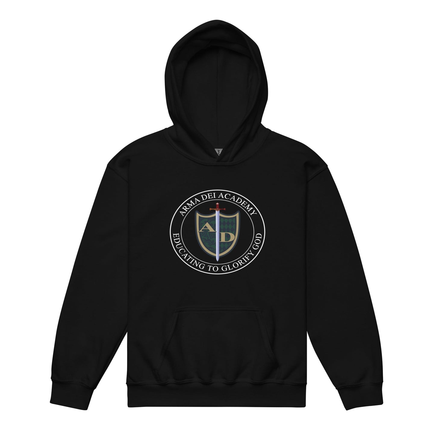 Classic | Youth Hoodie | Arma Dei Academy | Emblem