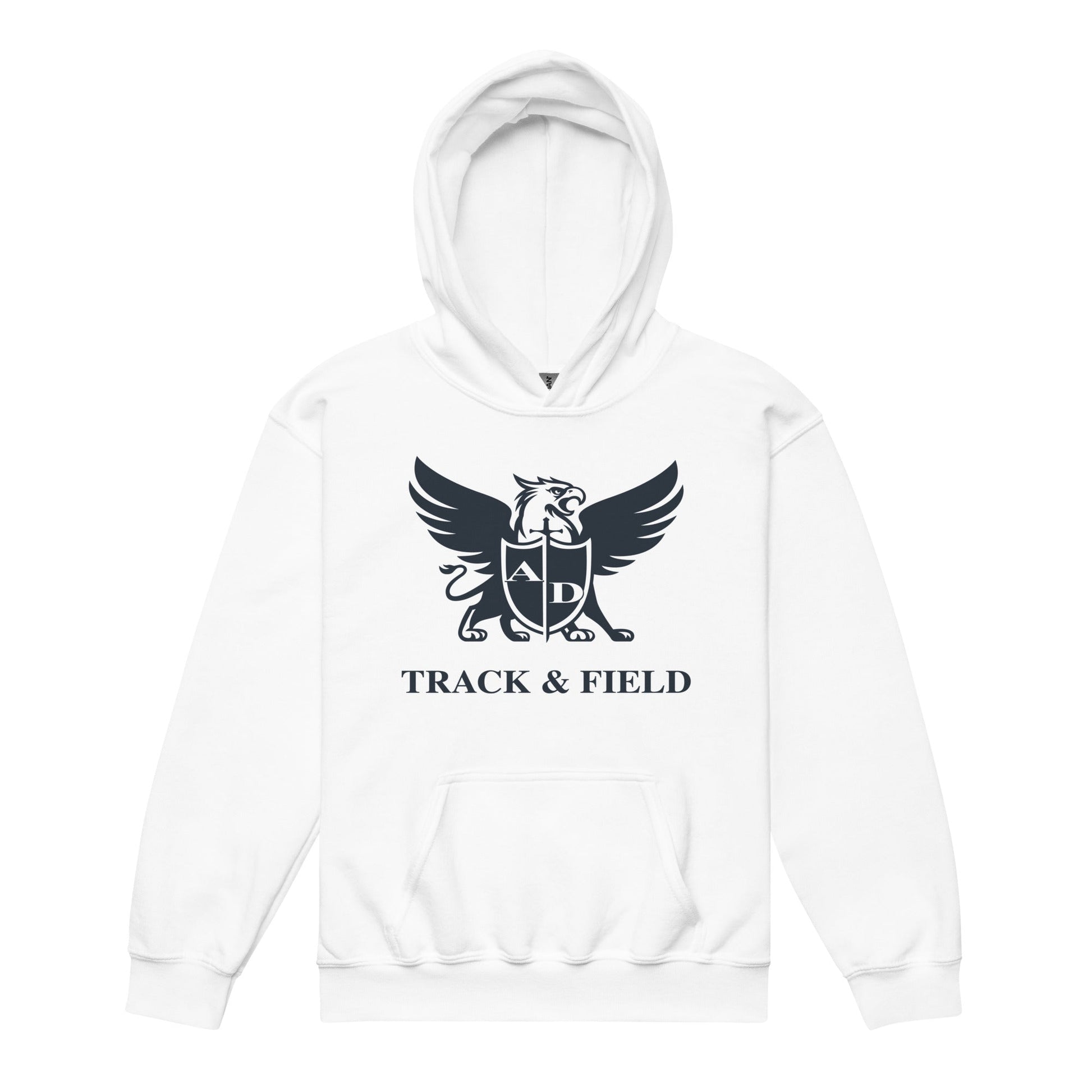 Classic | Youth Hoodie | Arma Dei Academy Track and Field | Griffin Logo
