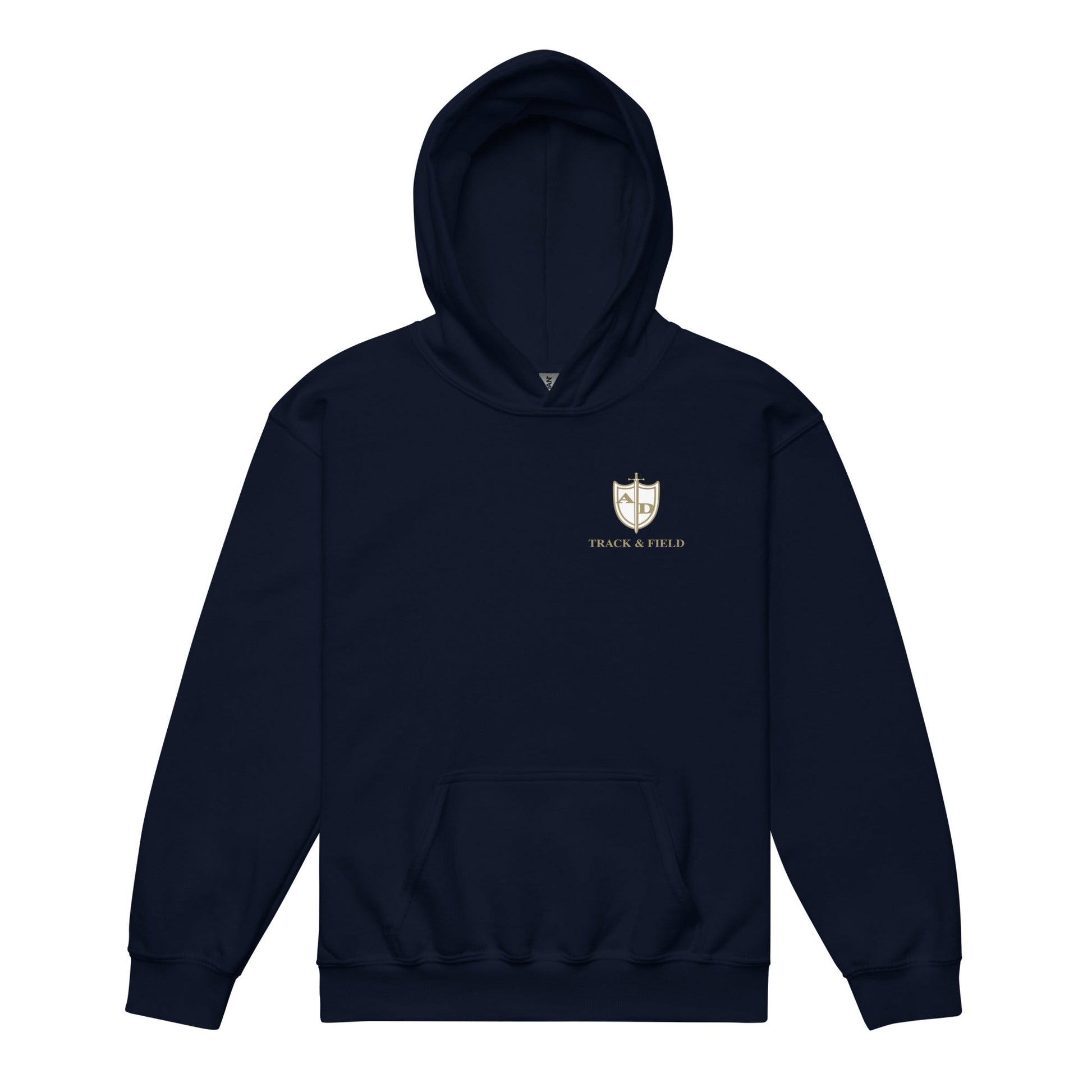 Classic | Youth Hoodie | Arma Dei Academy Track and Field | Shield Logo