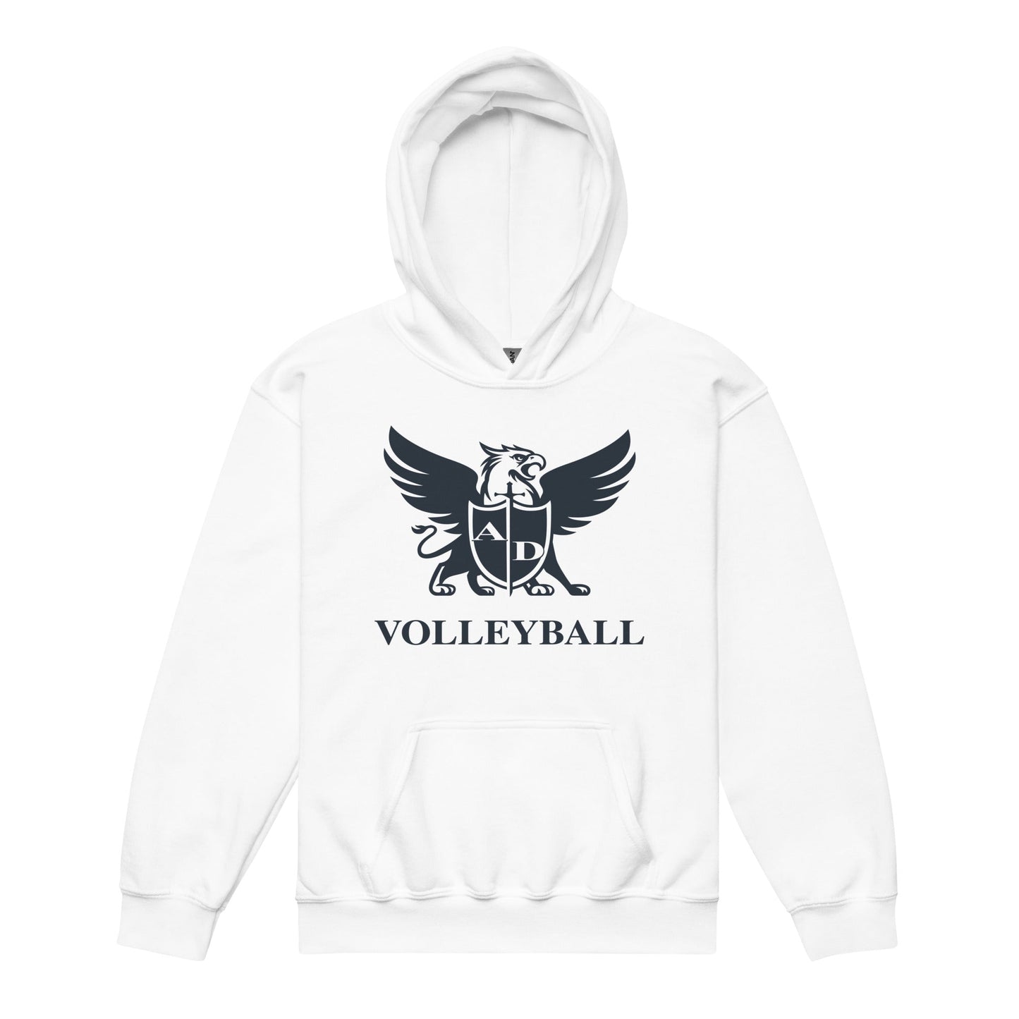 Classic | Youth Hoodie | Arma Dei Academy Volleyball | Griffin Logo