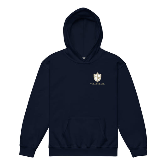 Classic | Youth Hoodie | Arma Dei Academy Volleyball | Shield Logo