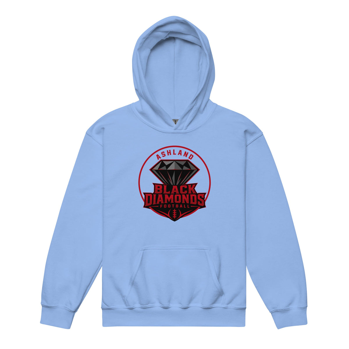 Classic | Youth Hoodie | Ashland Black Diamonds | Badge Logo