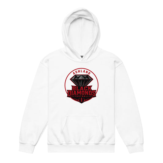 Classic | Youth Hoodie | Ashland Black Diamonds | Badge Logo