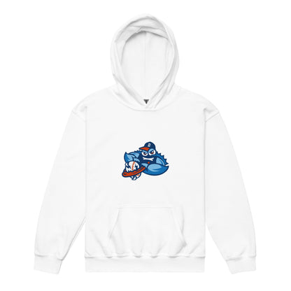 Classic | Youth Hoodie | Bellport BlueClaws | Mascot Logo