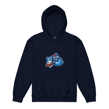 Classic | Youth Hoodie | Bellport BlueClaws | Mascot Logo