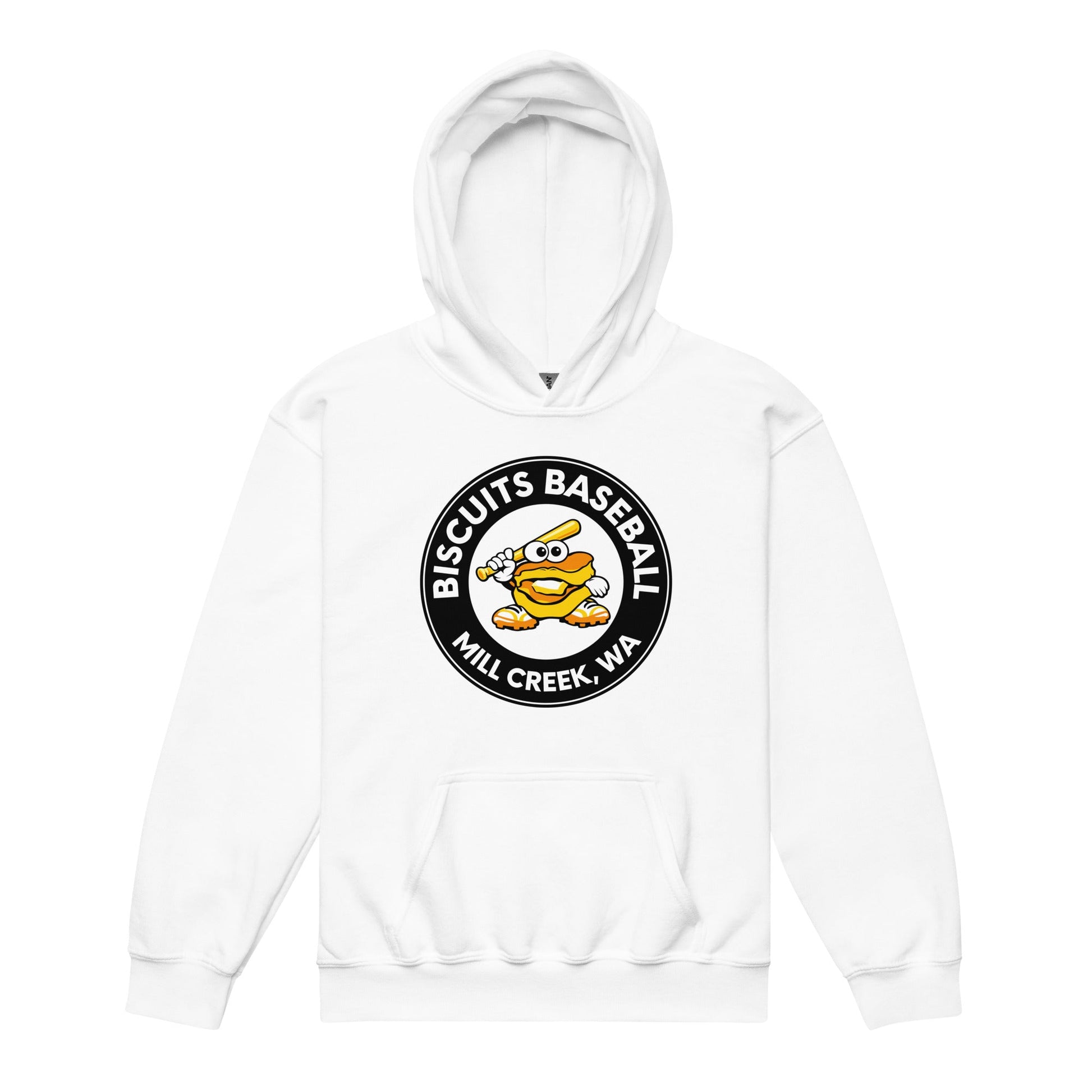 Classic | Youth Hoodie | Biscuits Baseball MCLL | Mascot Logo