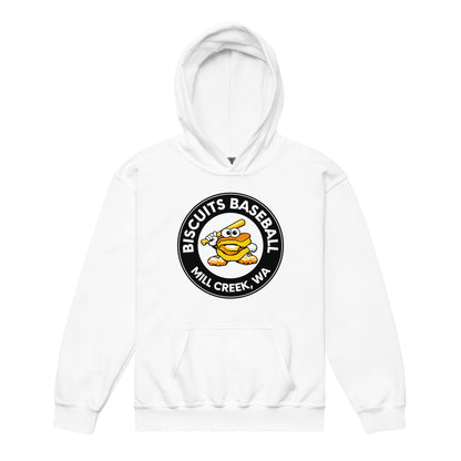 Classic | Youth Hoodie | Biscuits Baseball MCLL | Mascot Logo