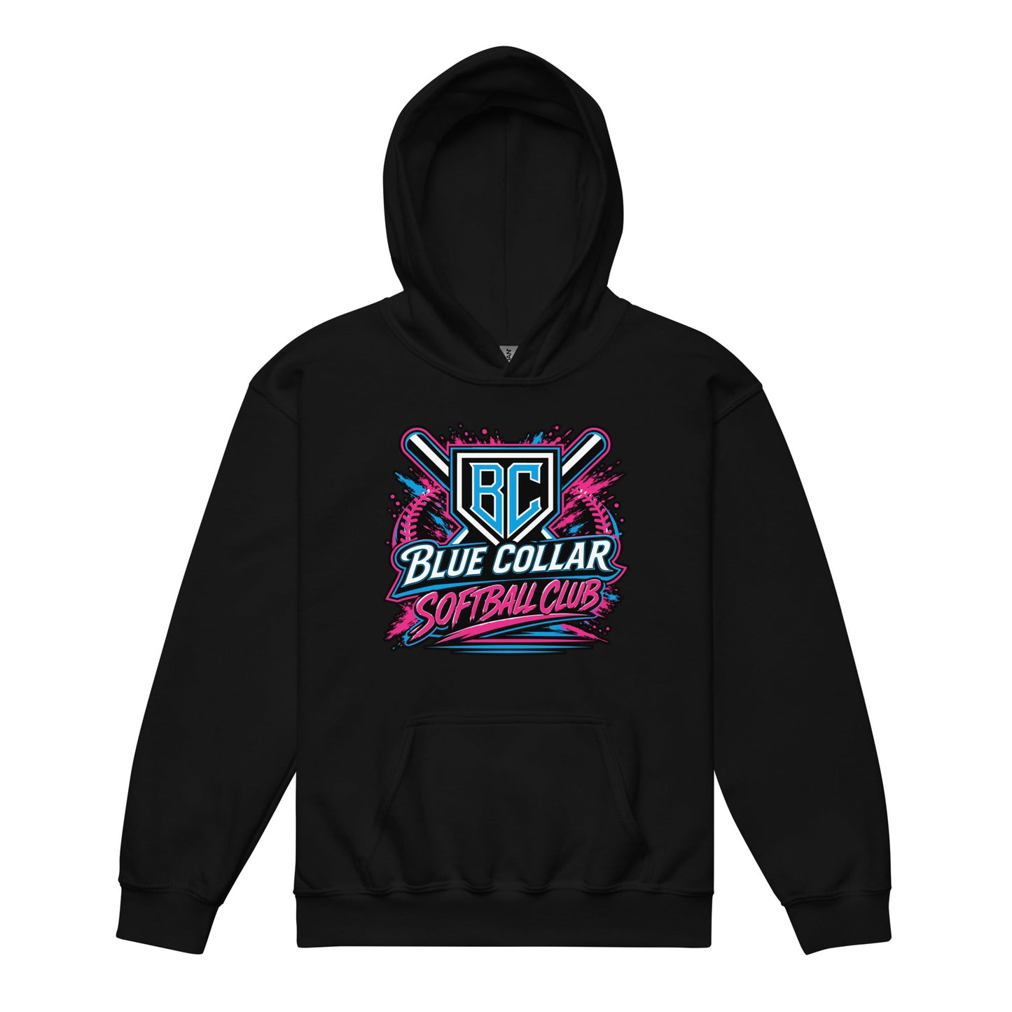 Classic | Youth Hoodie | Blue Collar Softball 2034 | Athletics Logo