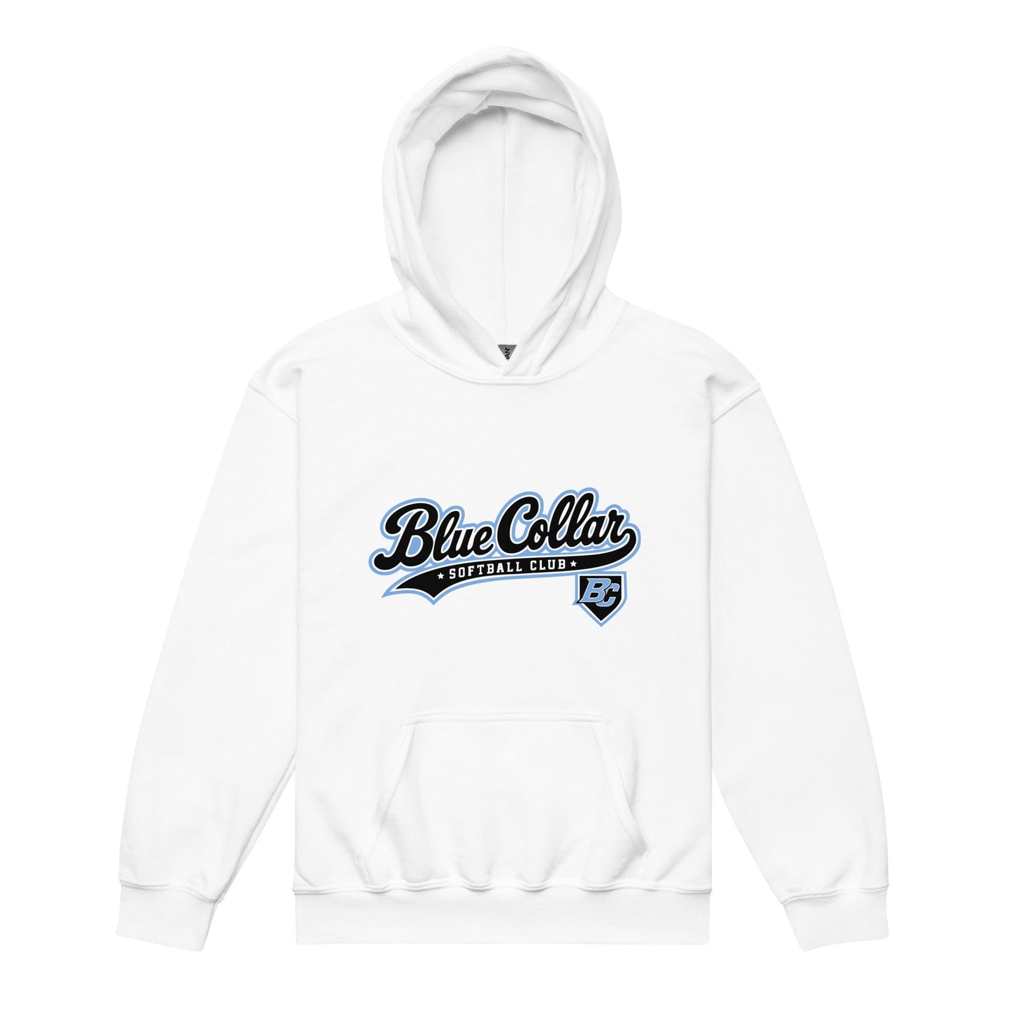 Classic | Youth Hoodie | Blue Collar Softball 2034 | Foundry Logo