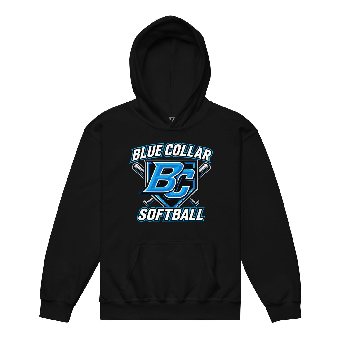 Classic | Youth Hoodie | Blue Collar Softball 2034 | Shield Logo