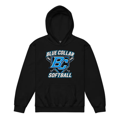 Classic | Youth Hoodie | Blue Collar Softball 2034 | Shield Logo
