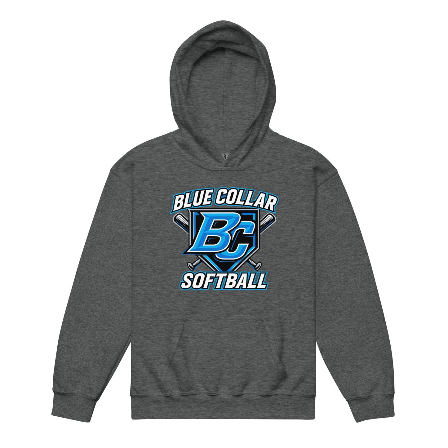 Classic | Youth Hoodie | Blue Collar Softball 2034 | Shield Logo