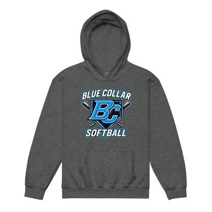 Classic | Youth Hoodie | Blue Collar Softball 2034 | Shield Logo