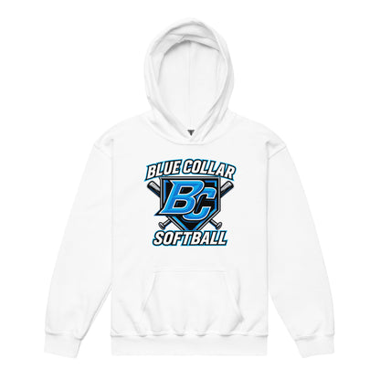 Classic | Youth Hoodie | Blue Collar Softball 2034 | Shield Logo