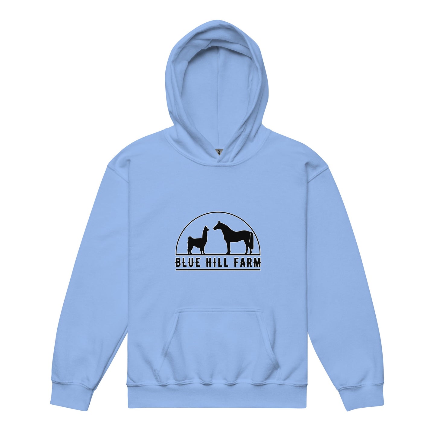 Classic | Youth Hoodie | Blue Hill Farm | Highland Silhouette Logo