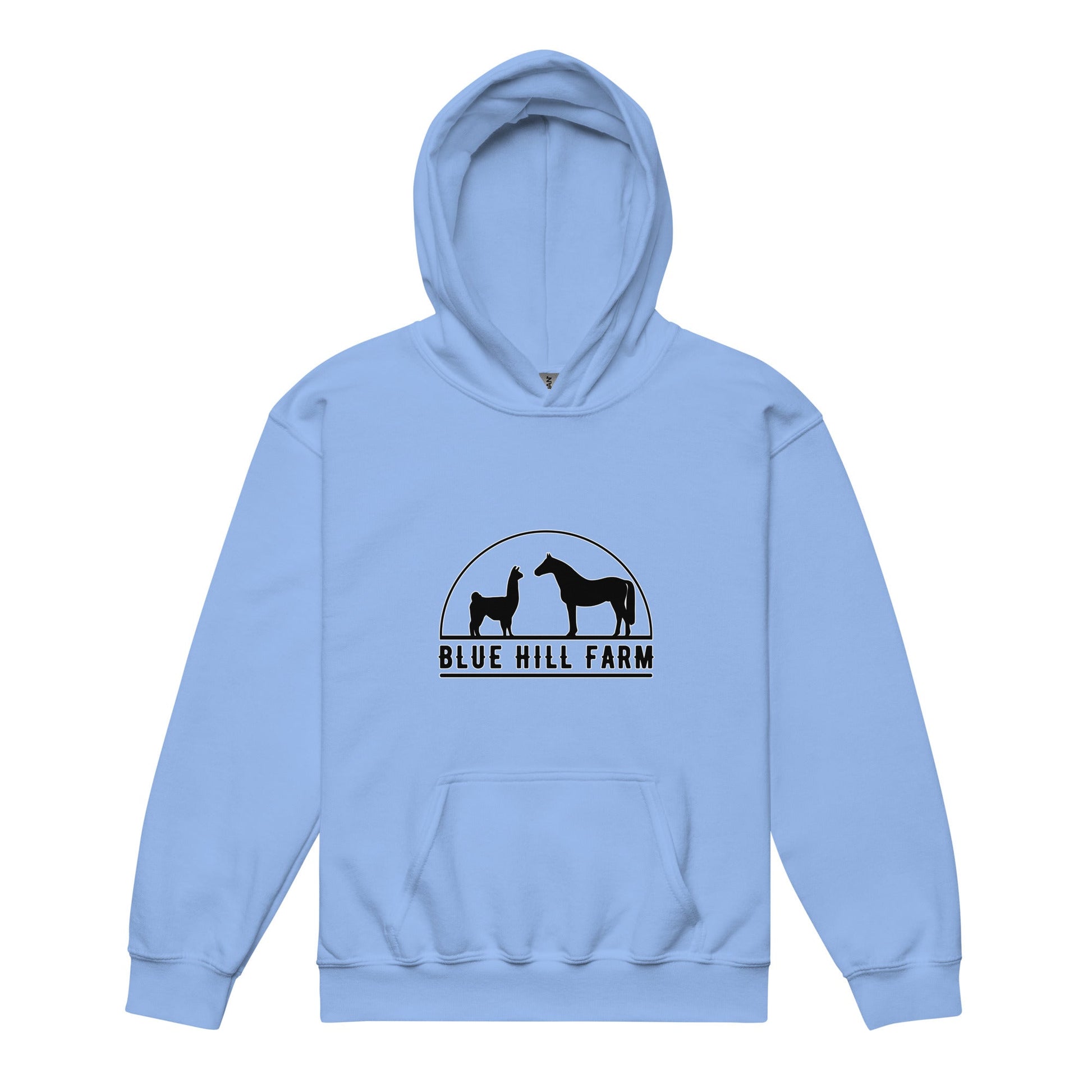 Classic | Youth Hoodie | Blue Hill Farm | Highland Silhouette Logo
