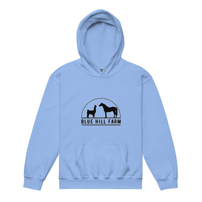 Classic | Youth Hoodie | Blue Hill Farm | Highland Silhouette Logo