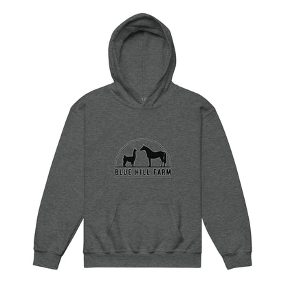 Classic | Youth Hoodie | Blue Hill Farm | Highland Silhouette Logo