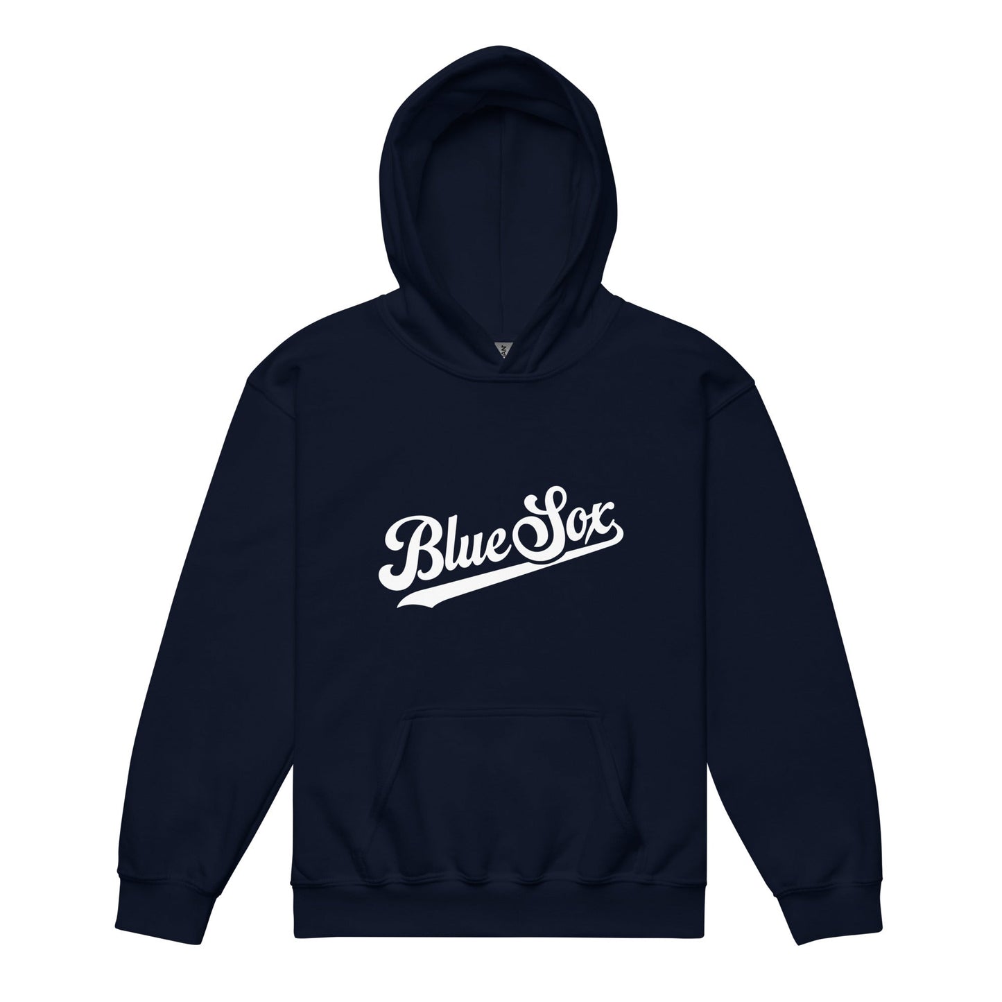 Classic | Youth Hoodie | Blue Sox | Script Logo