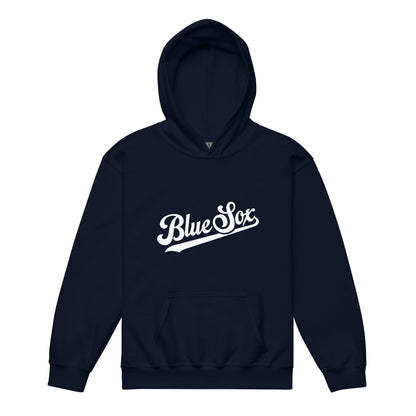 Classic | Youth Hoodie | Blue Sox | Script Logo