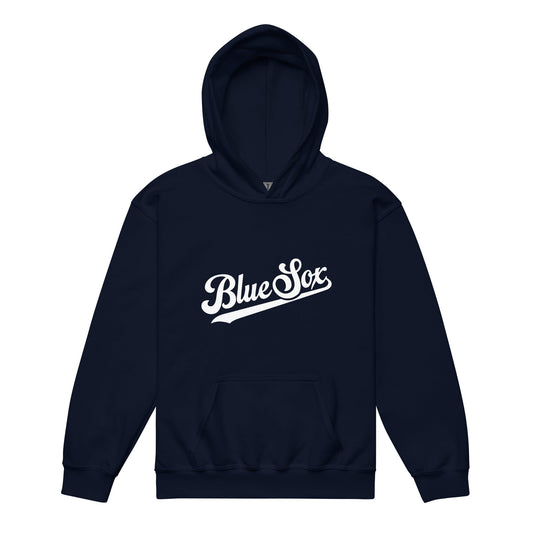 Classic | Youth Hoodie | Blue Sox | Script Logo
