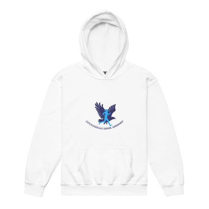 Classic | Youth Hoodie | Bowdoinham Rebel Runners | Aerial Runner Emblem Logo