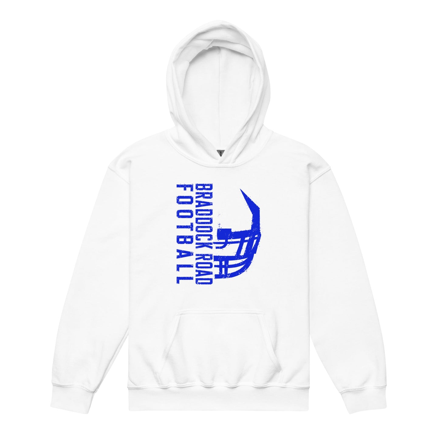 Classic | Youth Hoodie | Braddock Road Football | Sideline Vertical Logo