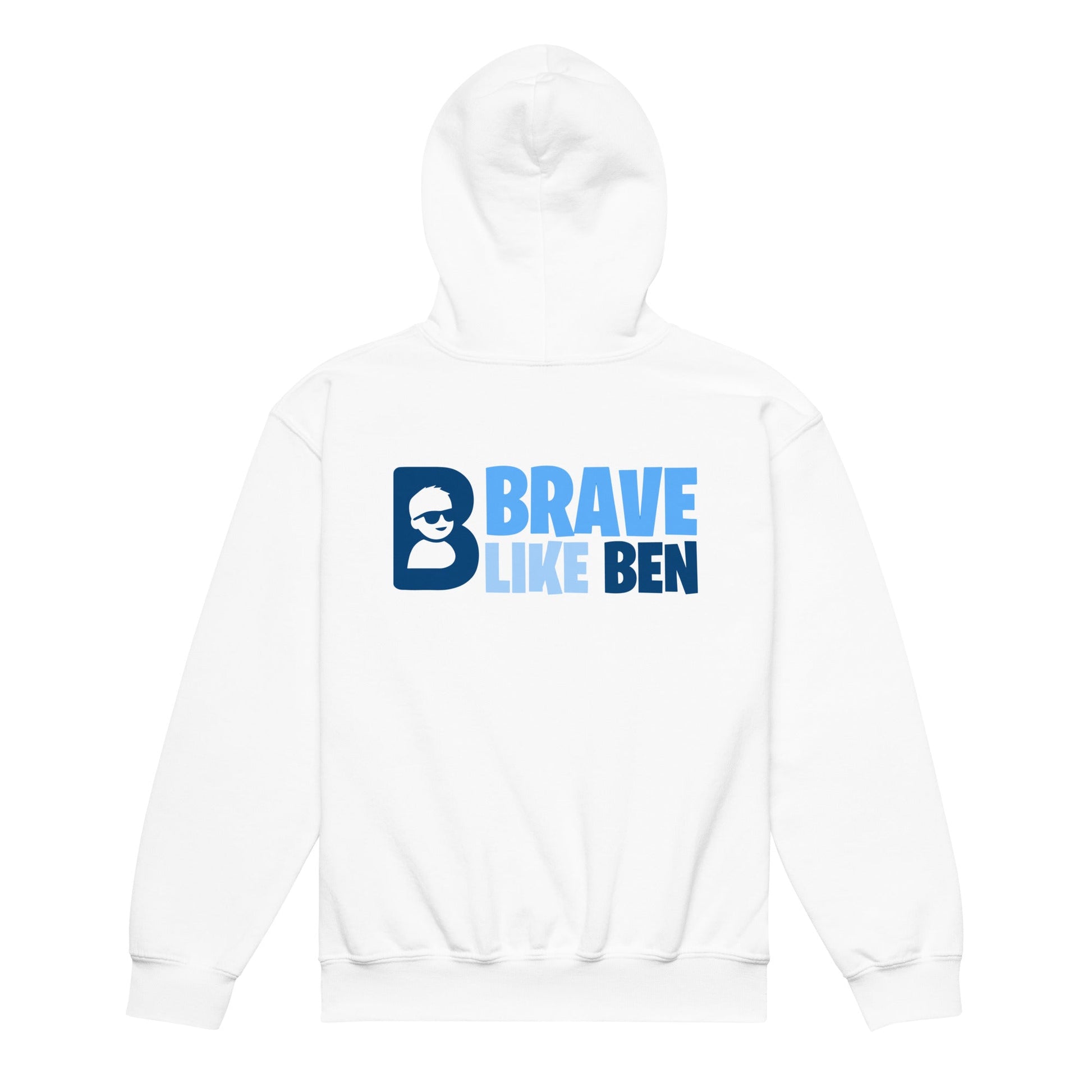 Classic | Youth Hoodie | Brave Like Ben | Athletics Logo