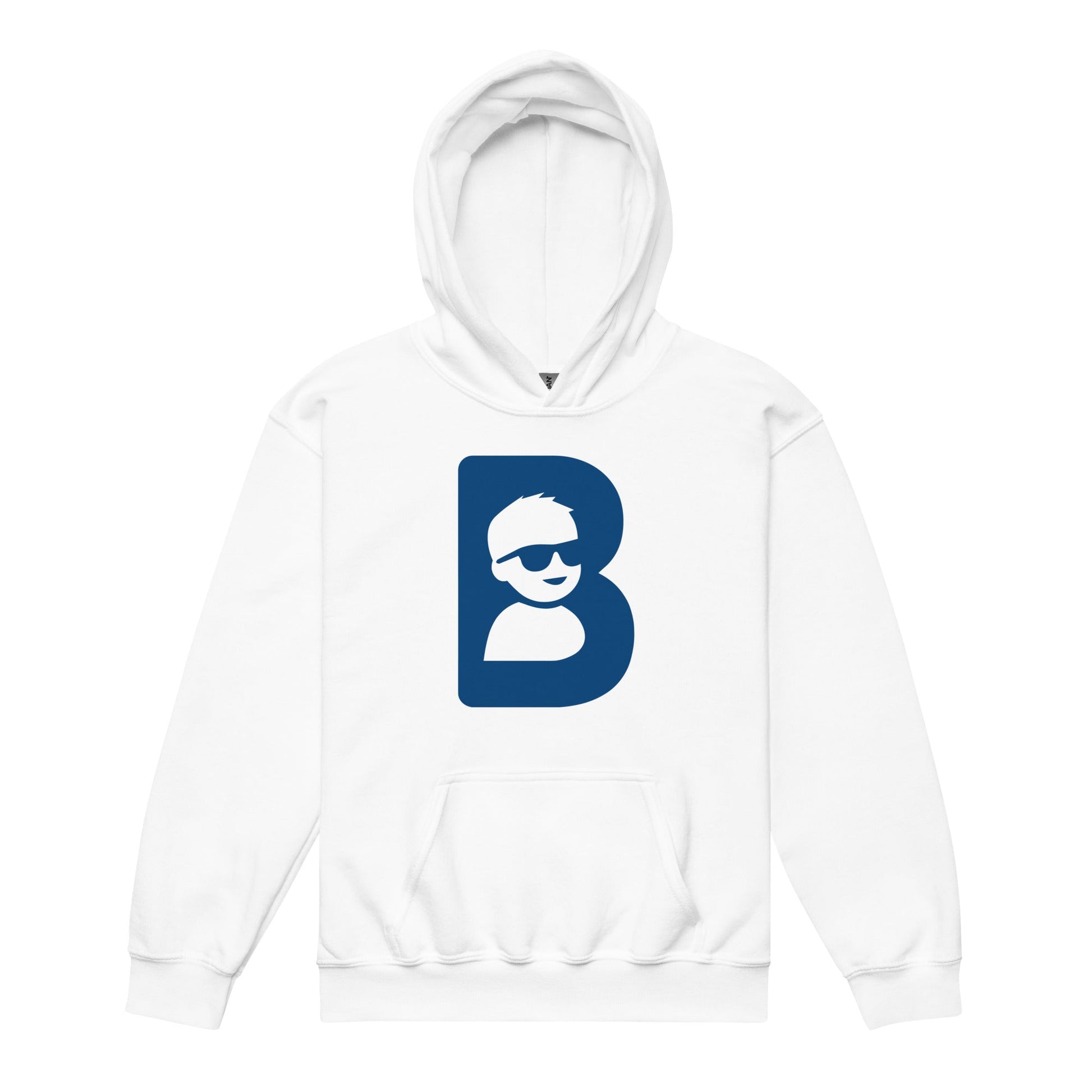 Classic | Youth Hoodie | Brave Like Ben | Blue Maverick Logo