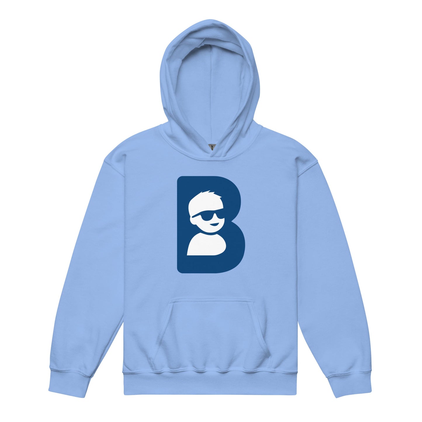 Classic | Youth Hoodie | Brave Like Ben | Blue Maverick Logo