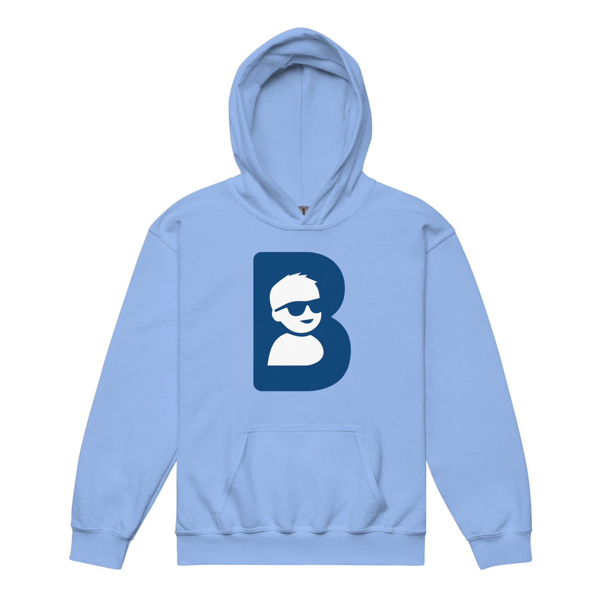 Classic | Youth Hoodie | Brave Like Ben | Blue Maverick Logo