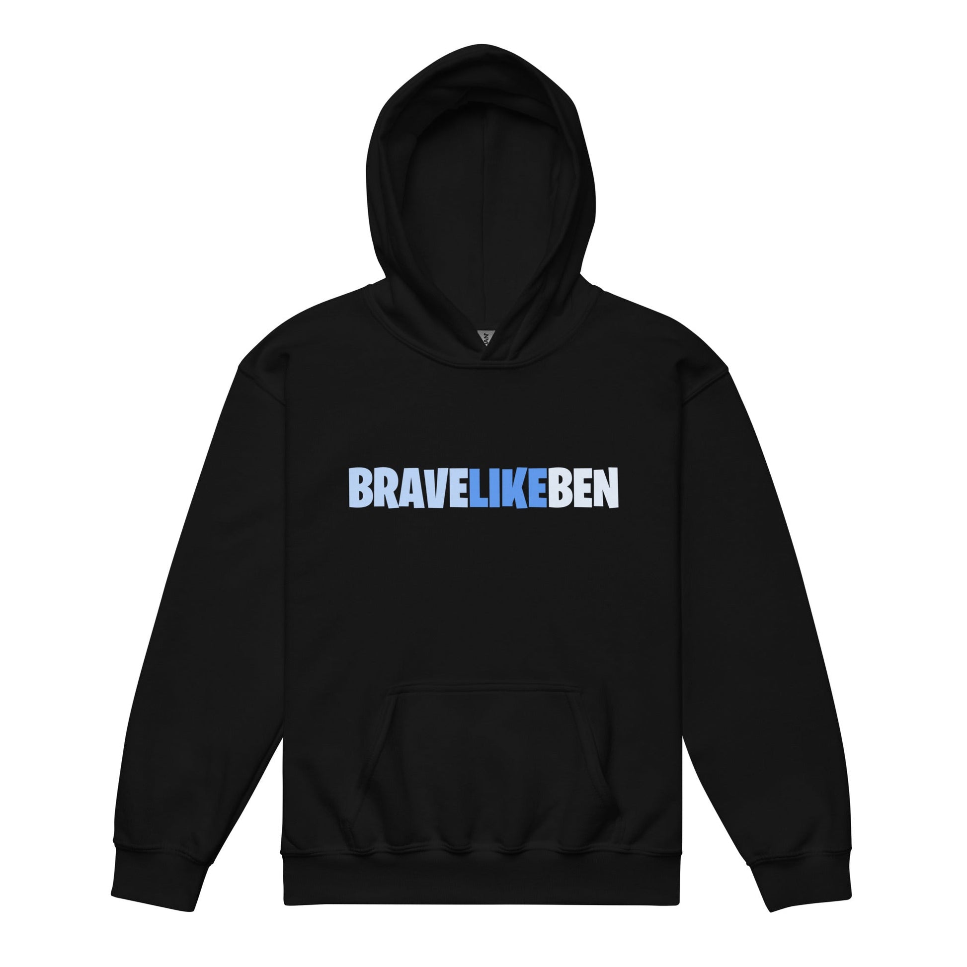 Classic | Youth Hoodie | Brave Like Ben | Script Logo