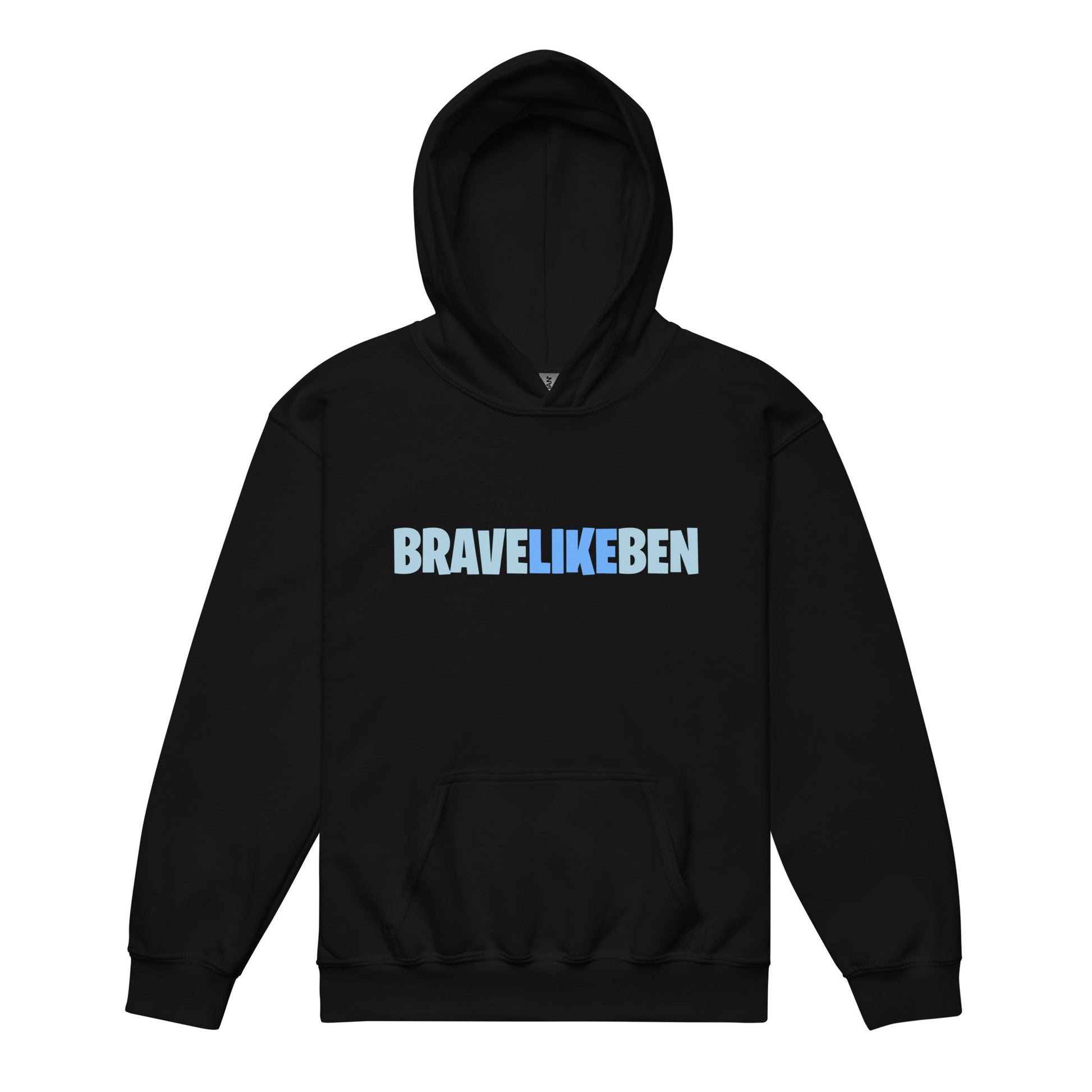 Classic | Youth Hoodie | Brave Like Ben | Wordmark Logo