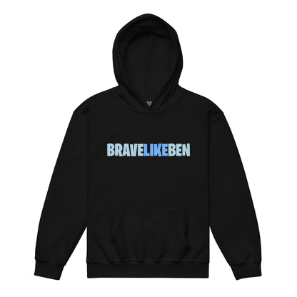 Classic | Youth Hoodie | Brave Like Ben | Wordmark Logo