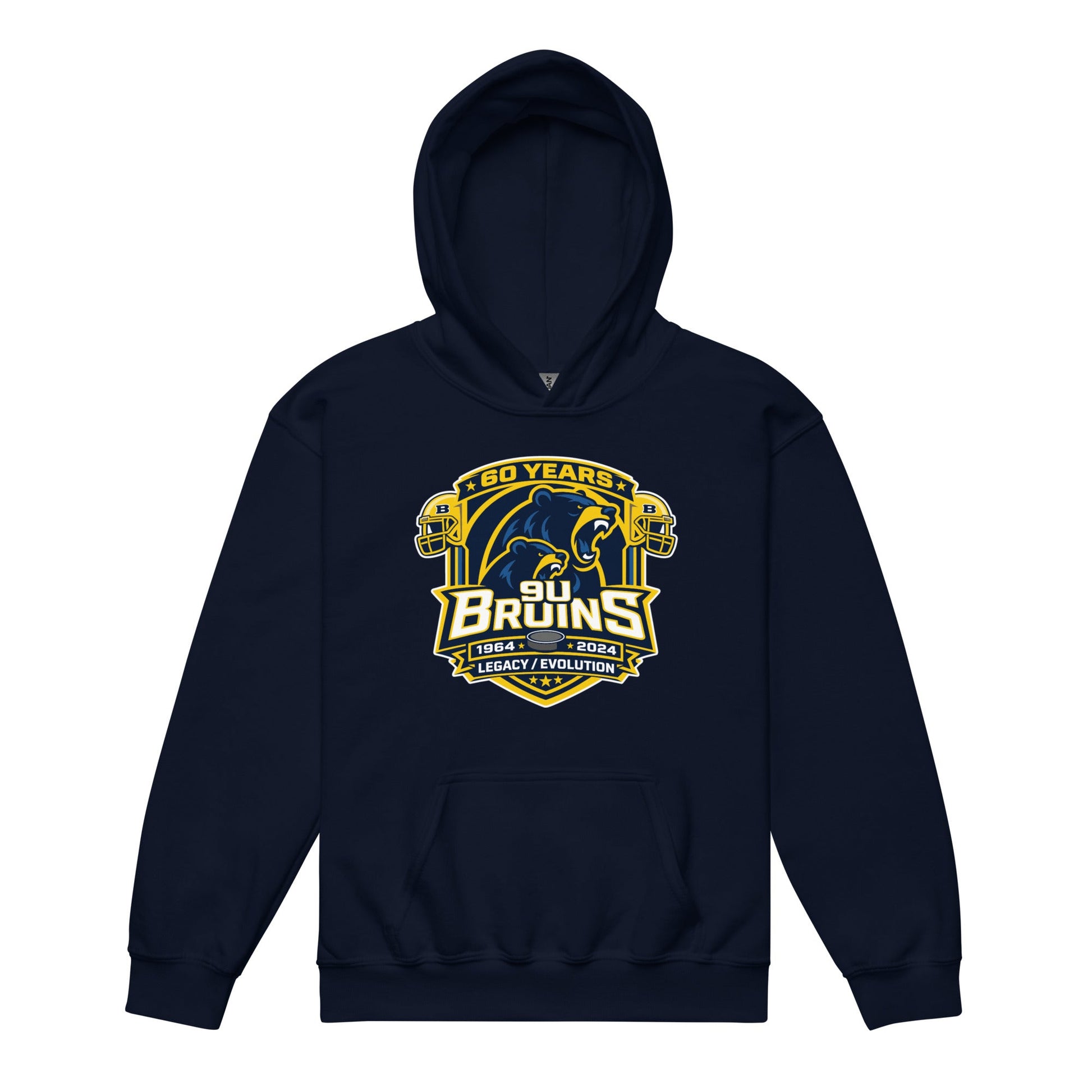 Classic | Youth Hoodie | Bruins The Evolution | Legacy Crest Logo