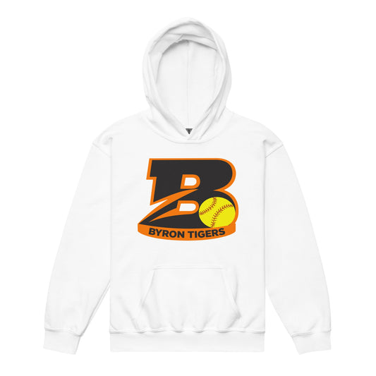 Classic | Youth Hoodie | Byron High School Softball | Softball Logo
