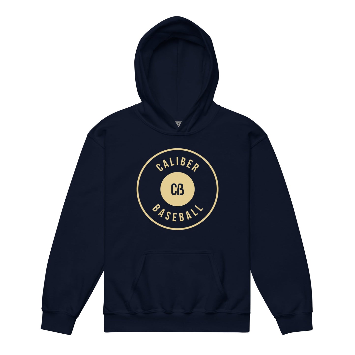 Classic | Youth Hoodie | Caliber Baseball | Crest Logo