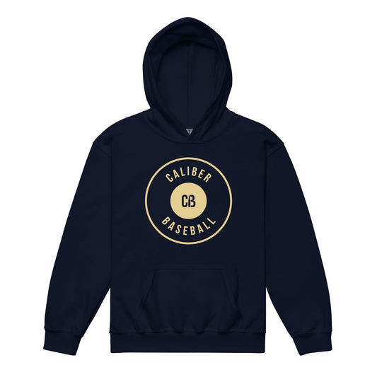 Classic | Youth Hoodie | Caliber Baseball | Crest Logo