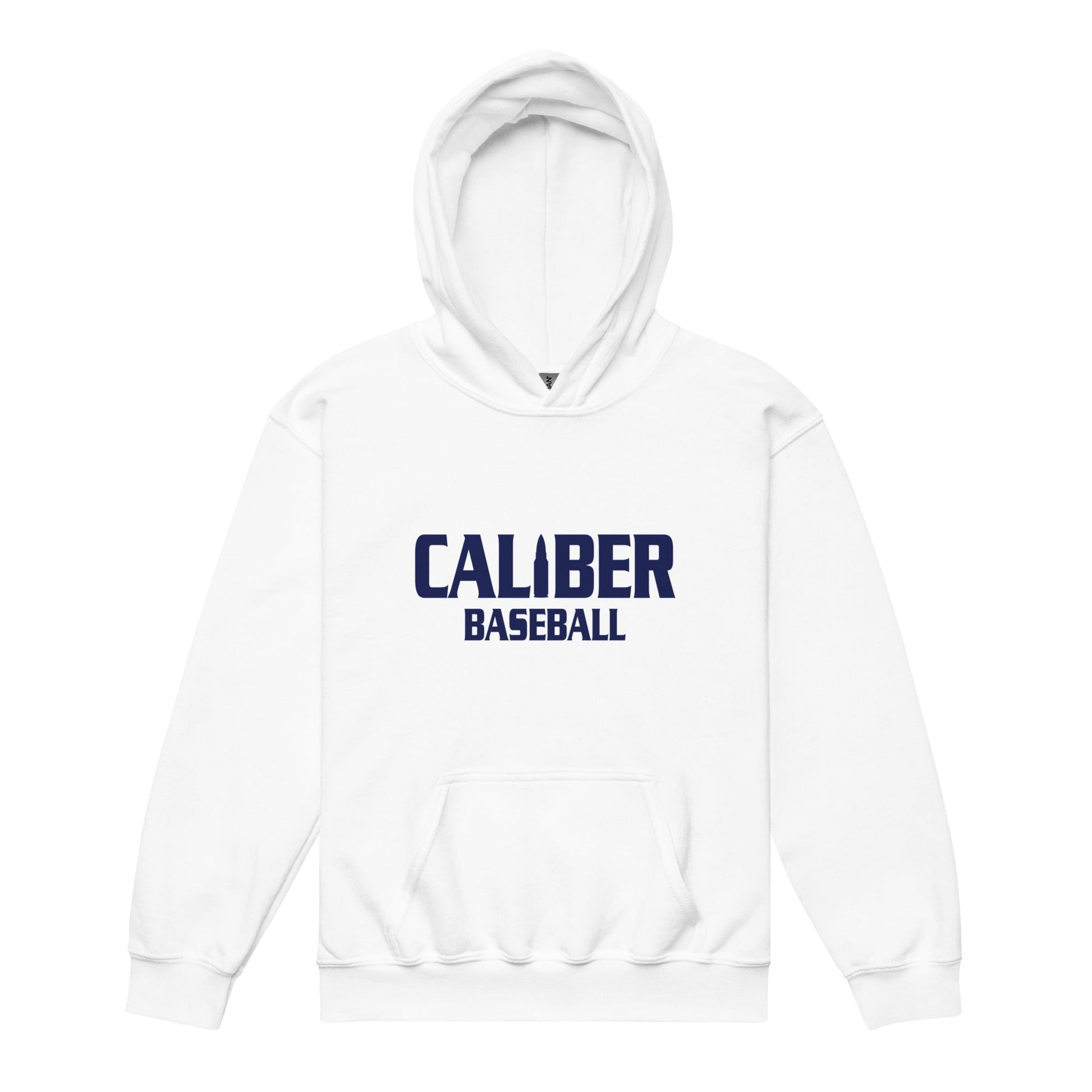 Classic | Youth Hoodie | Caliber Baseball | Varsity Script Logo