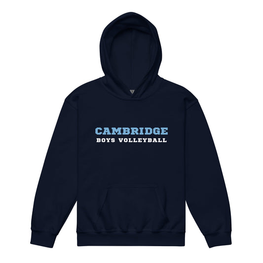 Classic | Youth Hoodie | Cambridge Volleyball | Block Script Logo