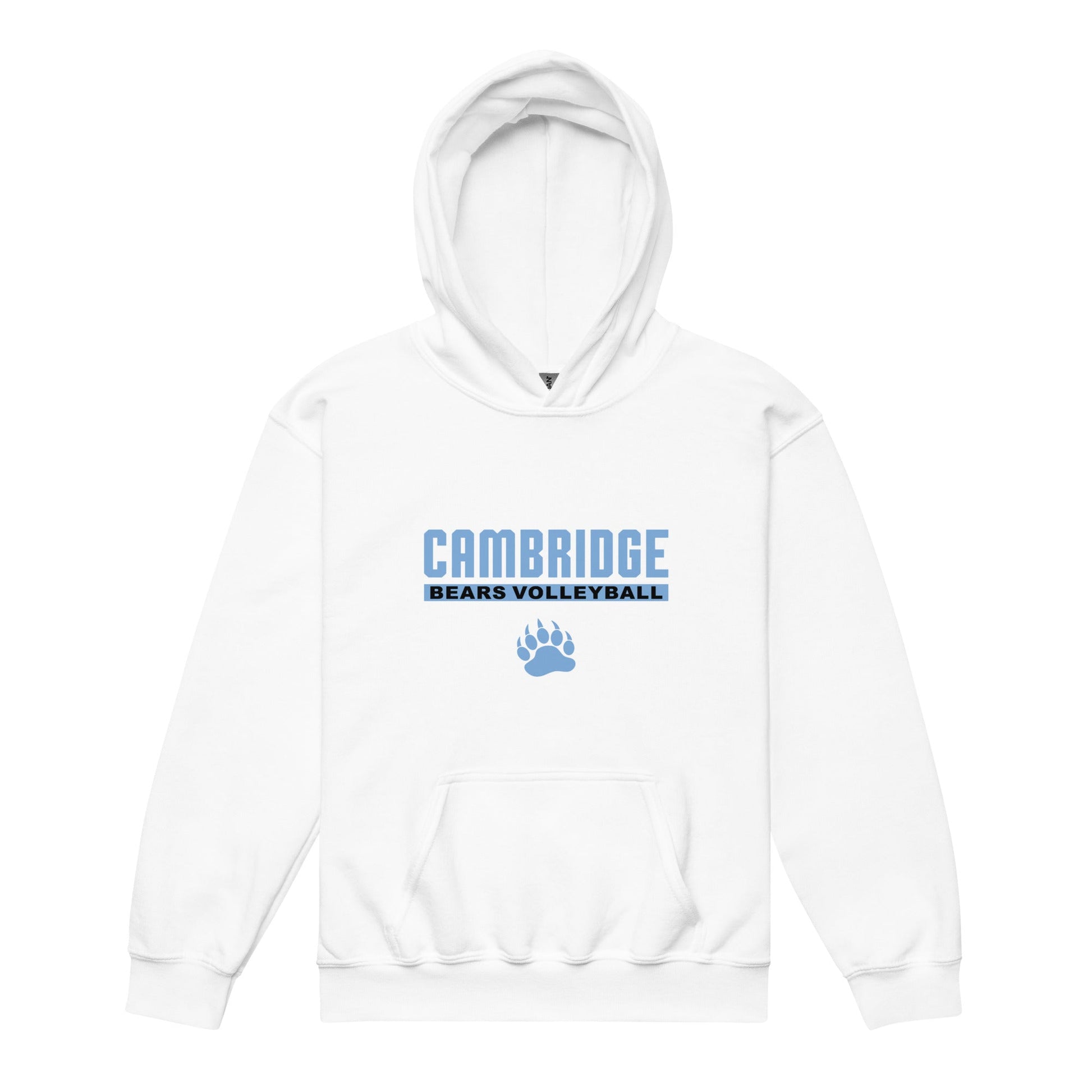 Classic | Youth Hoodie | Cambridge Volleyball | Script Paw Logo