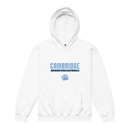 Classic | Youth Hoodie | Cambridge Volleyball | Script Paw Logo