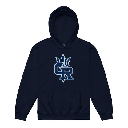 Classic | Youth Hoodie | Cape Riptides Baseball | Emblem Logo