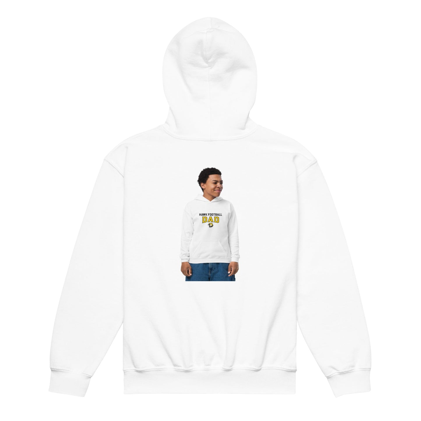 Classic | Youth Hoodie | Cardinal Ohara Hawks | Football Dad Logo