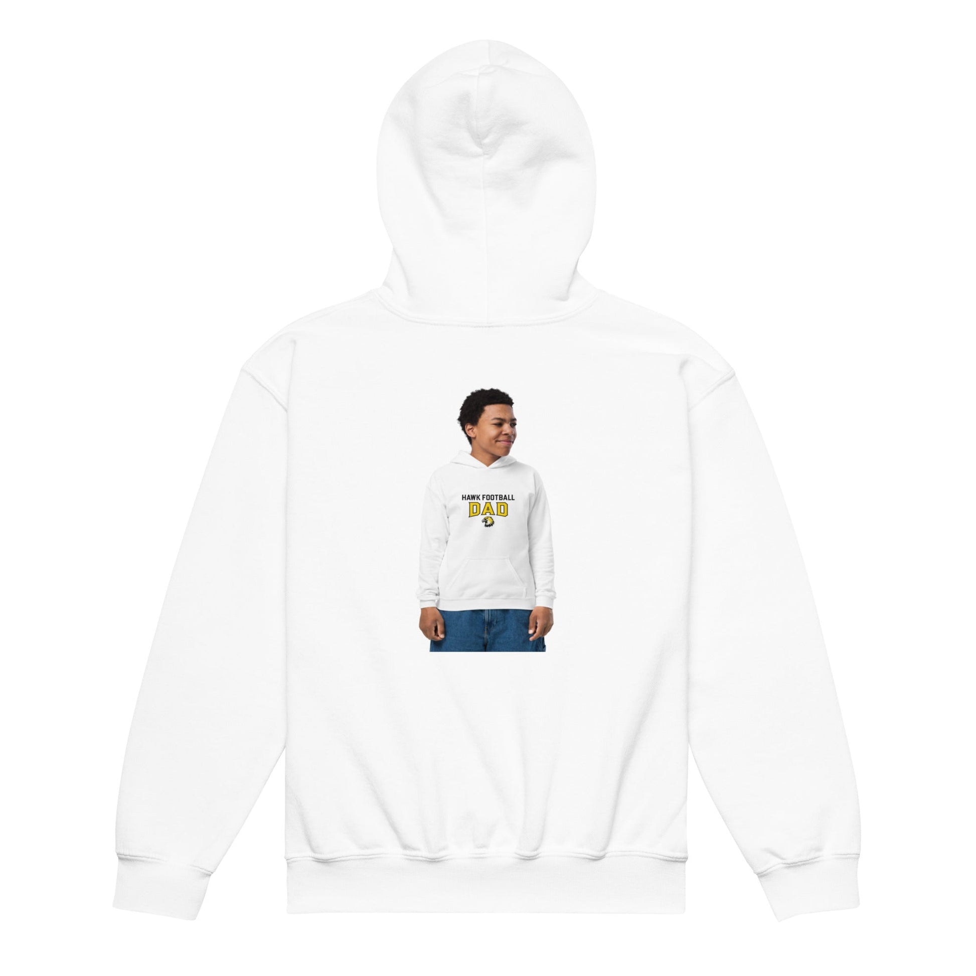 Classic | Youth Hoodie | Cardinal Ohara Hawks | Football Dad Logo