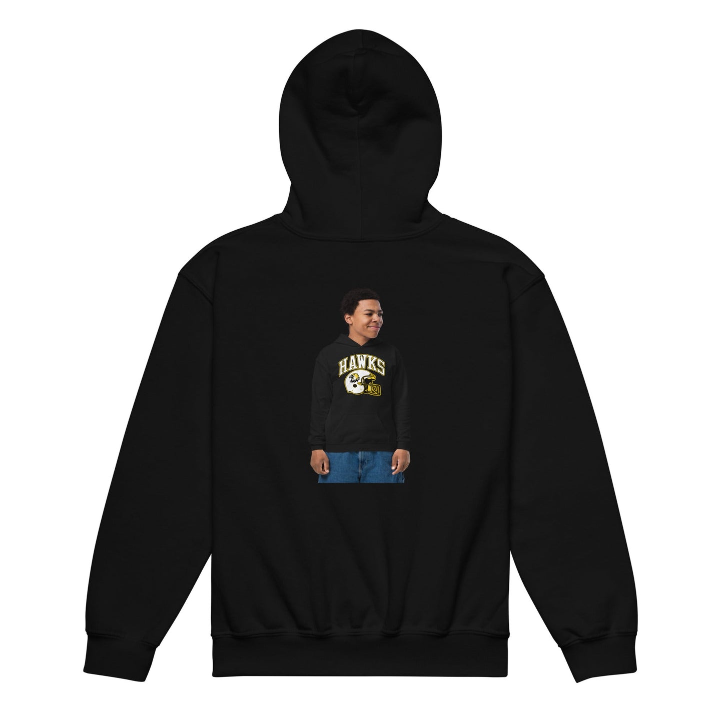 Classic | Youth Hoodie | Cardinal Ohara Hawks | Football Helmet Logo