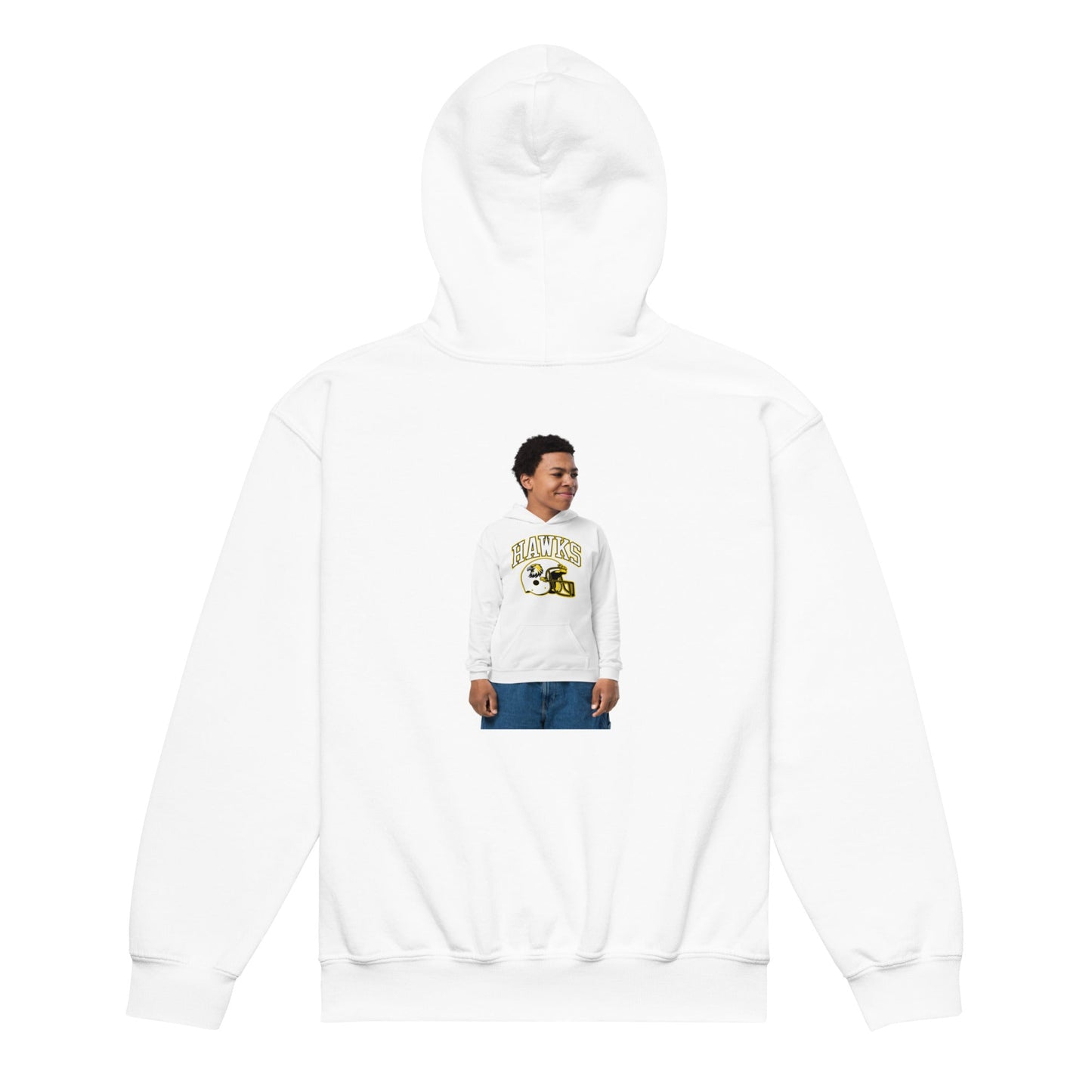 Classic | Youth Hoodie | Cardinal Ohara Hawks | Football Helmet Logo